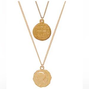 Martha Calvo Warrior Coin Necklace Set